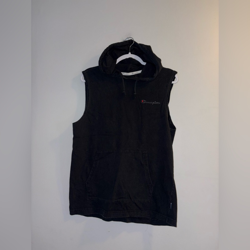 Champion - Black Hooded Tank (Men’s)
